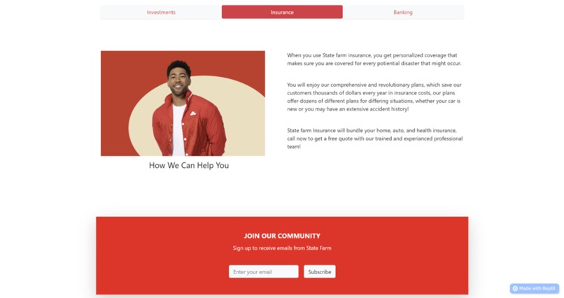 State Farm Challenge  – screenshot 2