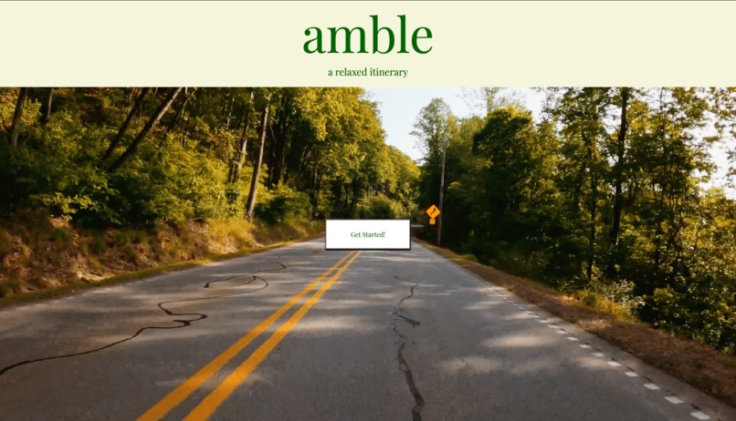 amble: a relaxed itinerary – screenshot 2