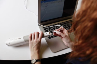 The only right lane is to use a smart cane