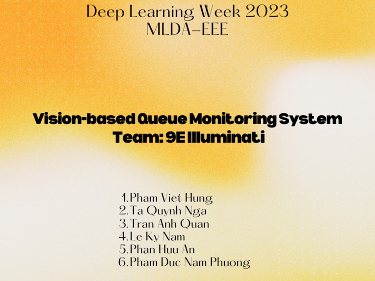 Vision-based Queue Monitoring System – screenshot 1