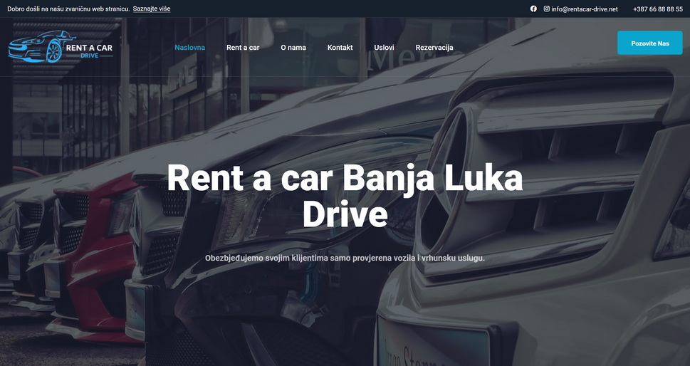 Rent a car Drive Devpost