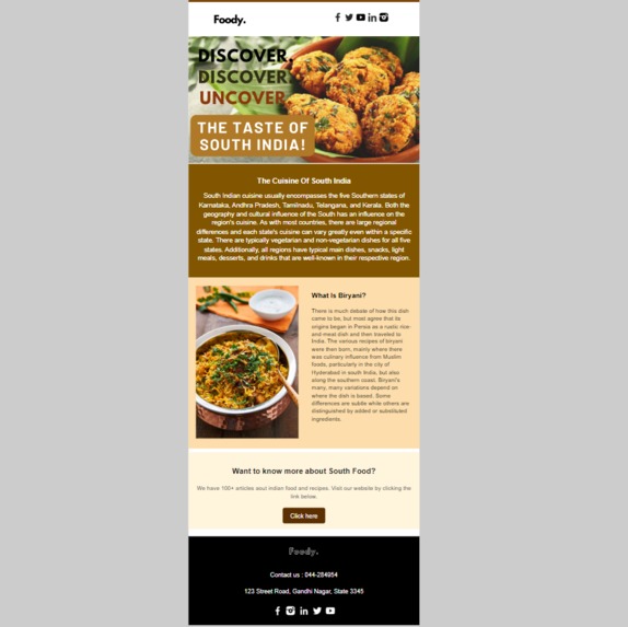 Email Template – screenshot 2