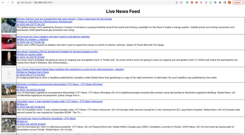 Live News Feed  – screenshot 5