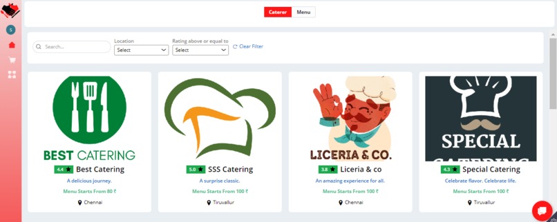 Catering Guide – screenshot 1