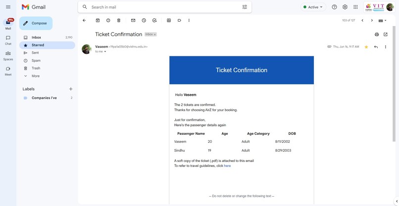 Flight Ticket Booking System – screenshot 7