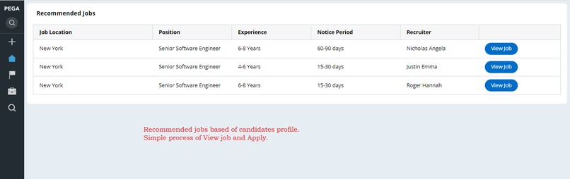RiseToHire – screenshot 1