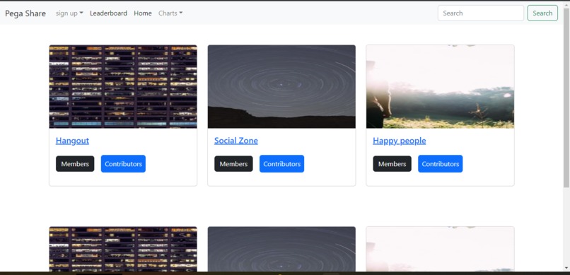 Pega share – screenshot 1
