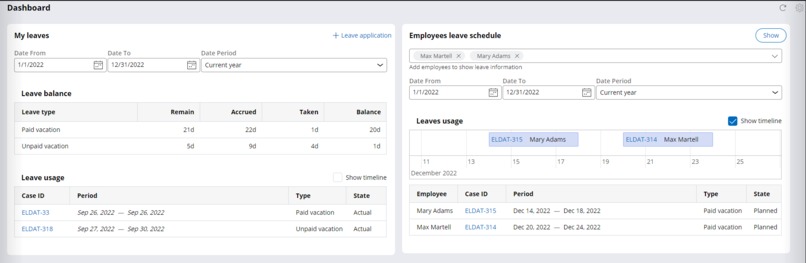 Employee Vacations for Sales Automation – screenshot 2