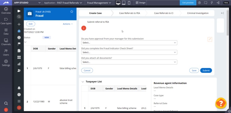 FAST (Fraud Analytics Streamlined Tax-nology) – screenshot 6