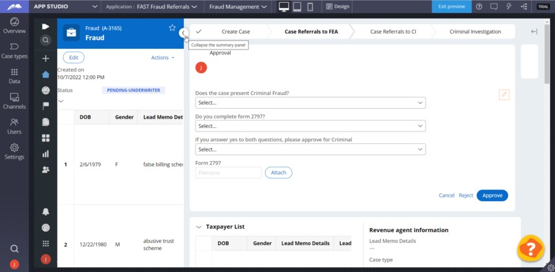 FAST (Fraud Analytics Streamlined Tax-nology) – screenshot 10