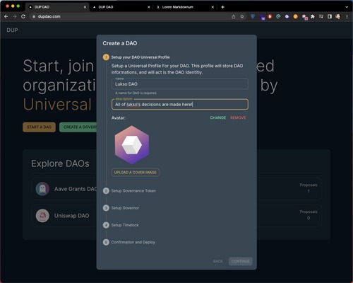  DAO Voting Manager – screenshot 1