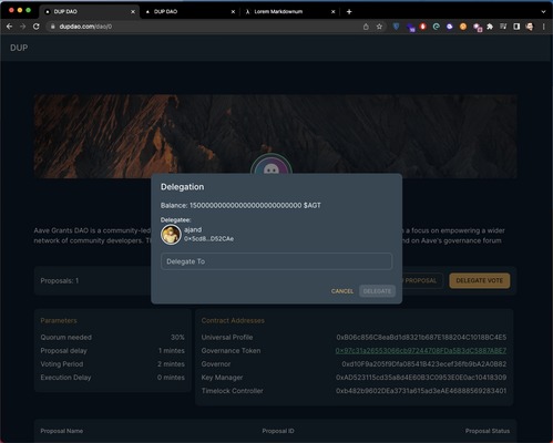  DAO Voting Manager – screenshot 3