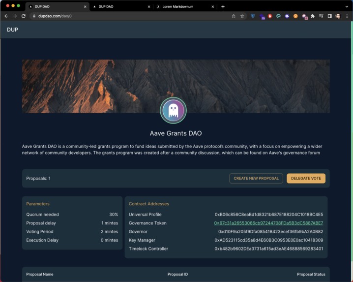  DAO Voting Manager – screenshot 4