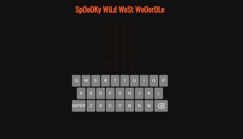 SpOoOKy  WiLd  WeSt WoOorDLe – screenshot 2