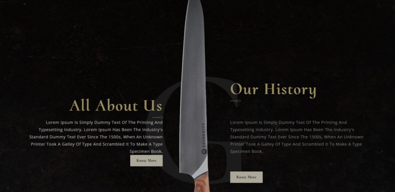 GERICHT: Restaurant Landing Page – screenshot 3