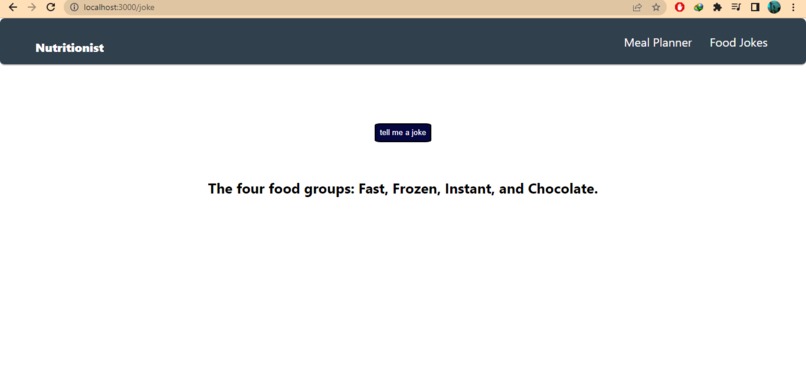 your personal nutritionist – screenshot 1