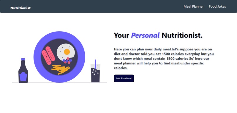 your personal nutritionist – screenshot 2