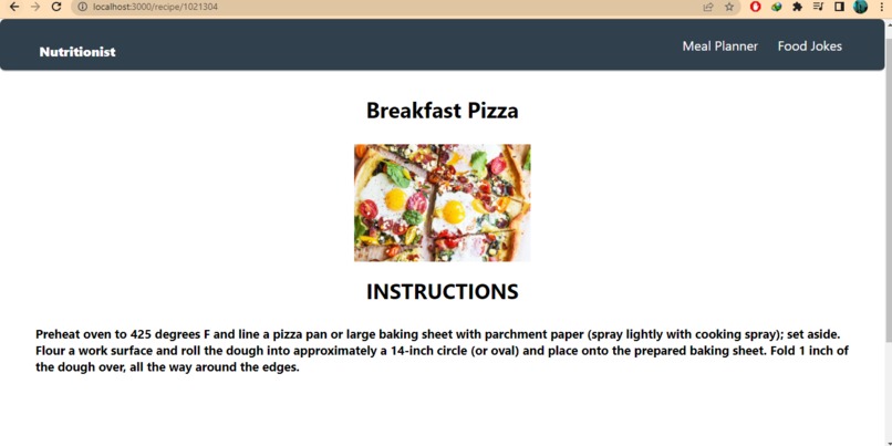 your personal nutritionist – screenshot 4