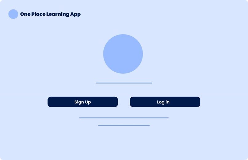 C2 - ONE PLACE LEARNING APP – screenshot 1