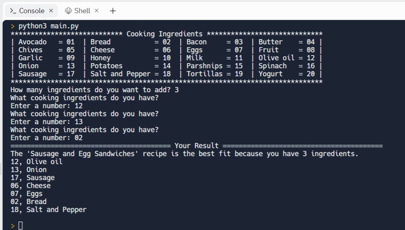 Recipe Finder – screenshot 1