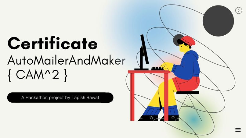 CertificateAutoMailerAndMaker { CAM^2 } – screenshot 1