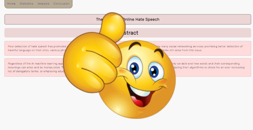 Team Rancid - The Extent of Online Hate Speech - Hate Speech – screenshot 1