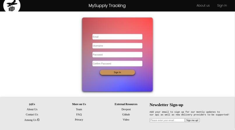 MySupply Tracking – screenshot 3