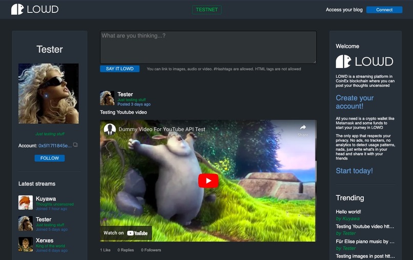 LOWD.me – screenshot 1