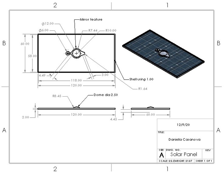 NASA Mars Helicopter SolidWorks Model by Daniella Casanova – screenshot 12