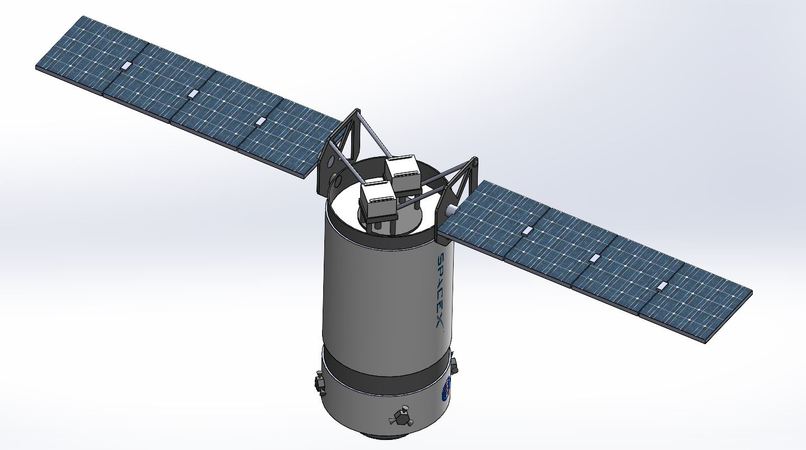 SpaceX Dragon XL Cargo SolidWorks Model by Daniella Casanova – screenshot 4