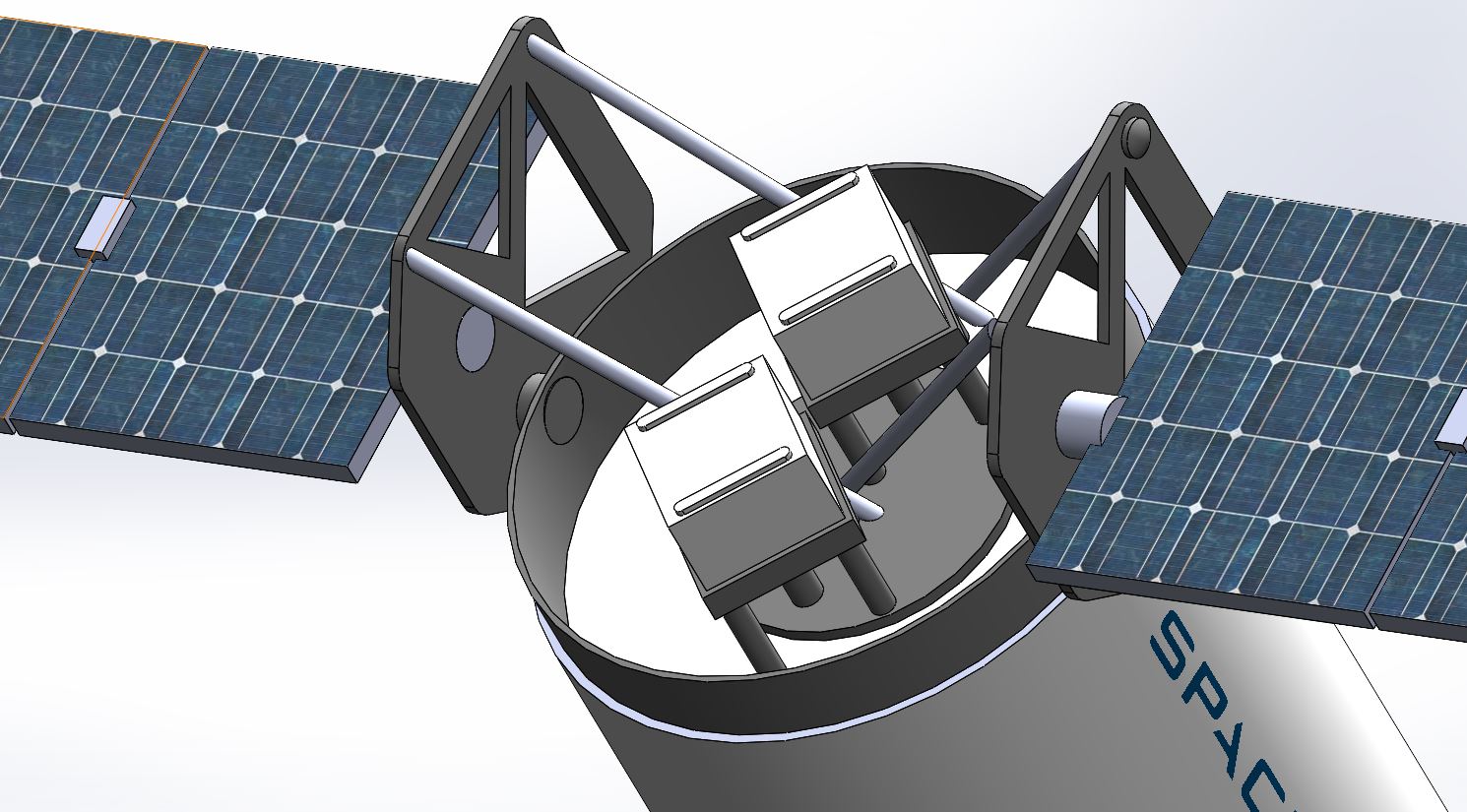 SpaceX Dragon XL Cargo SolidWorks Model by Daniella Casanova Devpost