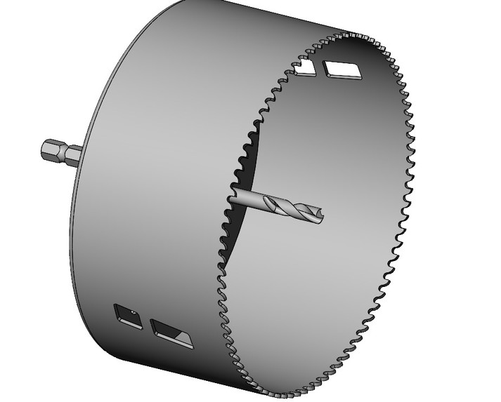 Drill Filter SolidWorks Model by Daniella Casanova – screenshot 3