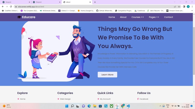 Educare – screenshot 2