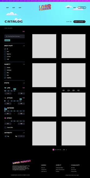 LandMinis3 - NFT marketplace for tokenized real estate – screenshot 2