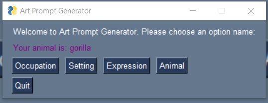 Art-Prompt-Generator – screenshot 1