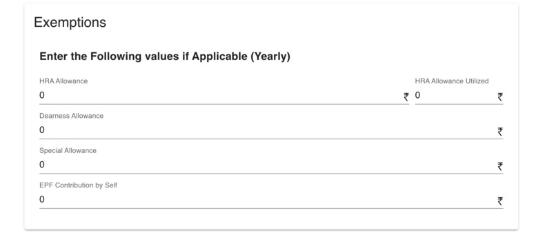 Income Tax Calculator (India) – screenshot 1