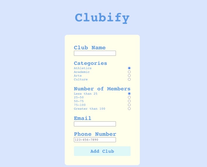 Clubify – screenshot 2