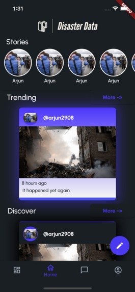 Disaster Data – screenshot 2