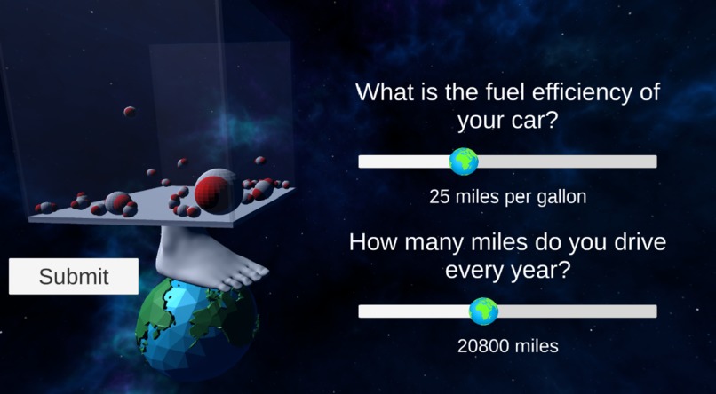 The Carbon Scale:  Watching your Weight on the Environment – screenshot 2