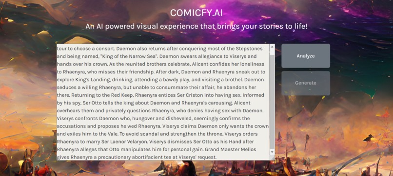 comicfy.ai – screenshot 1