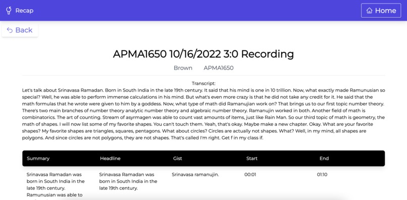 Recap.ai – screenshot 3
