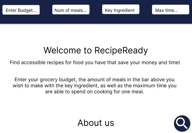 RecipeReady – screenshot 1