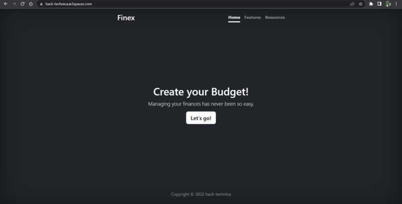 Finex – screenshot 1