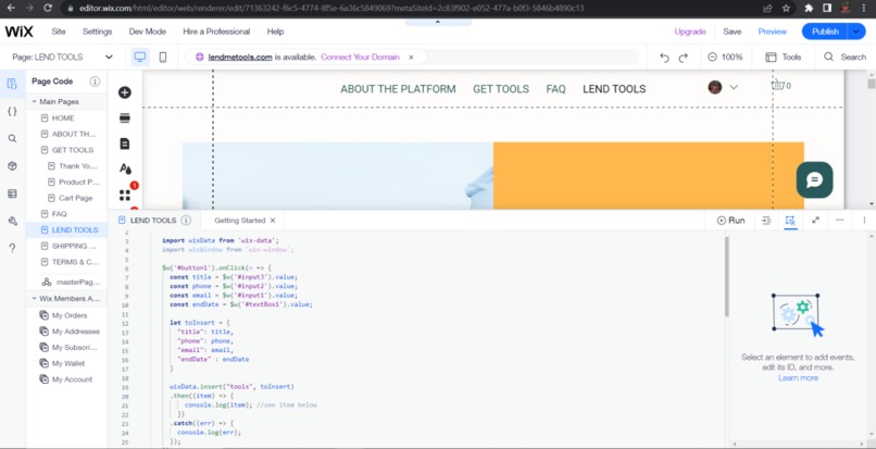 LendMeTools – screenshot 2
