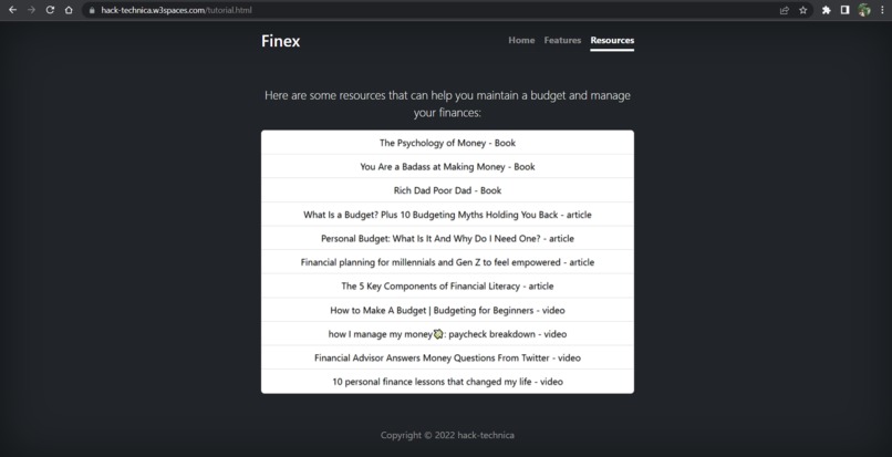 Finex – screenshot 3