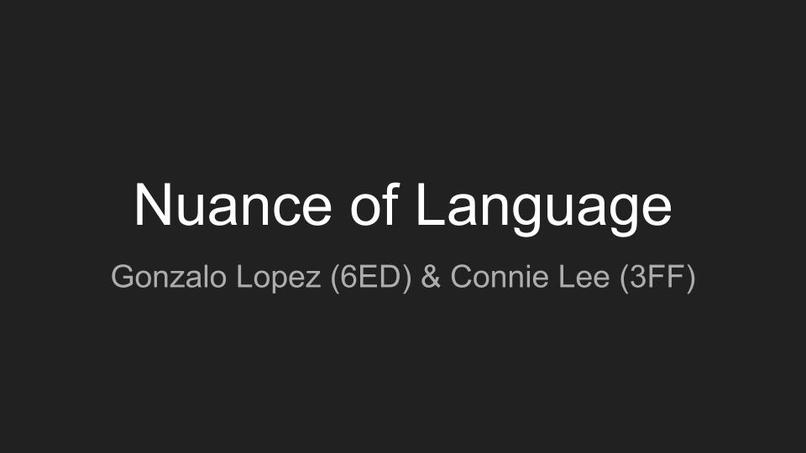 Capturing the Nuances in Languages – screenshot 1