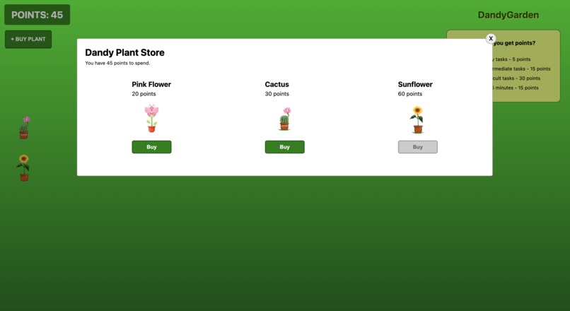 DandyGarden – screenshot 2