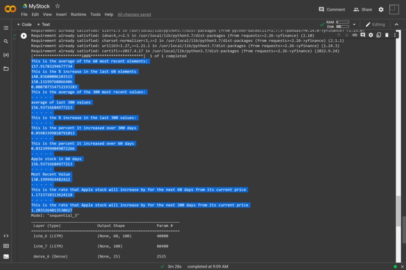 MyStocks – screenshot 2