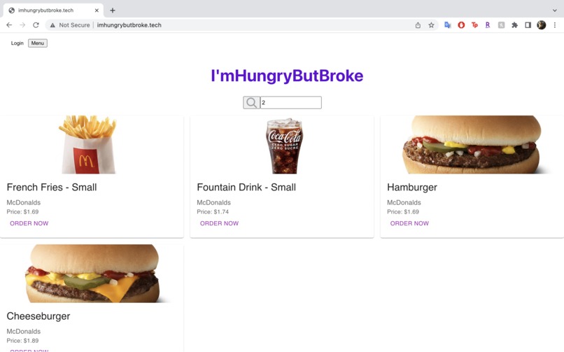 ImHungryButBroke – screenshot 2
