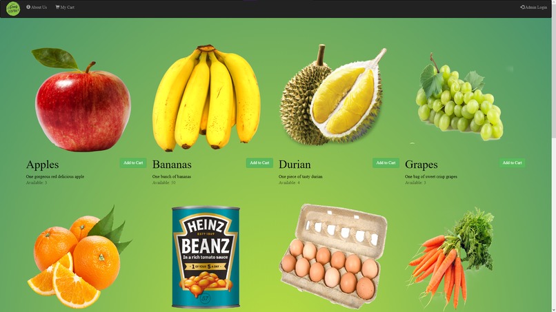 SCSU Food Center Website – screenshot 1
